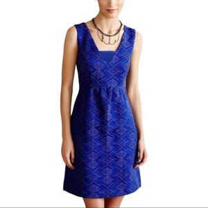 Anthropologie/Maeve Averie Jacquard Aztec Dress